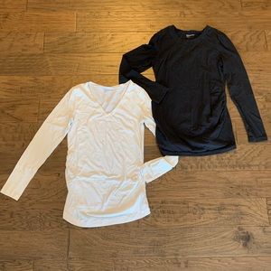 Gap maternity pure body long sleeve tees
